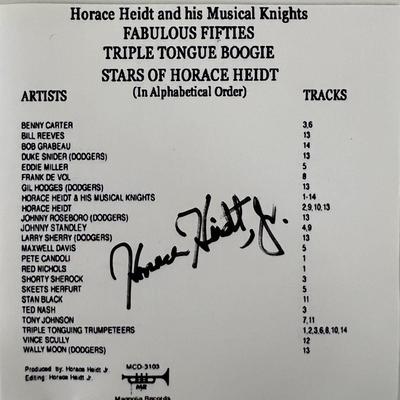 Horace Heidt Jr. Fabulous Fifties signed CD