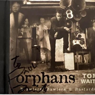 Tom Waits Orphans signed CD