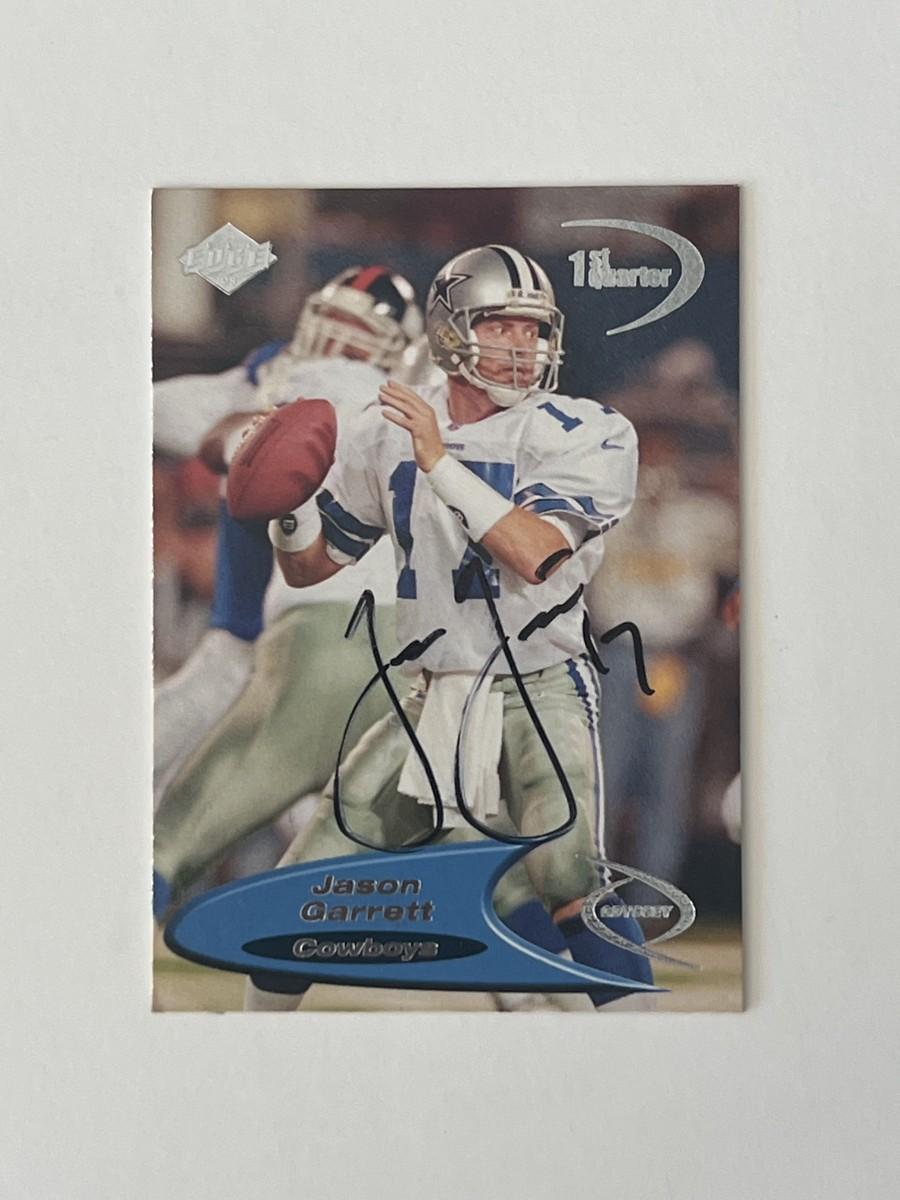 Dallas Cowboys Jason Garrett 1998 Collector's Edge #37 signed
