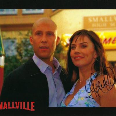 Krista Allen signed Smallville photo