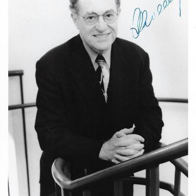 Lawyer Alan Dershowitz signed photo