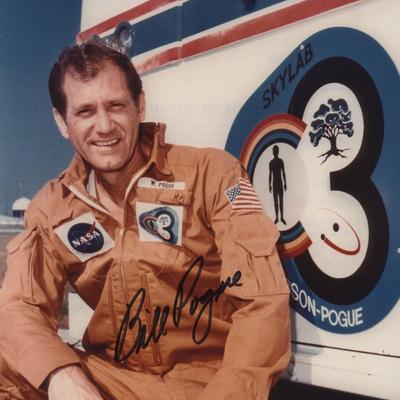 NASA Bill Pogue signed photo