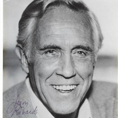 All the President's Men Jason Robards signed photo