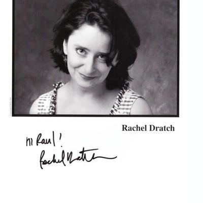 Rachel Dratch signed photo