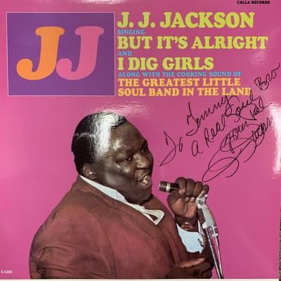 J.J. Jackson self titled signed album