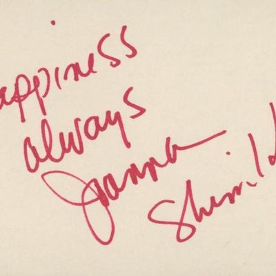 Joanna Shimkus original signature