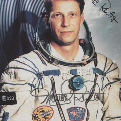 NASA Thomas Reiter signed photo