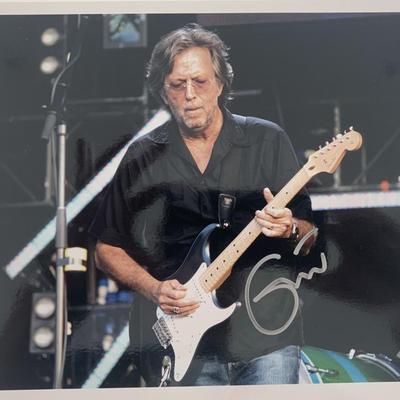 Eric Clapton signed photo.  