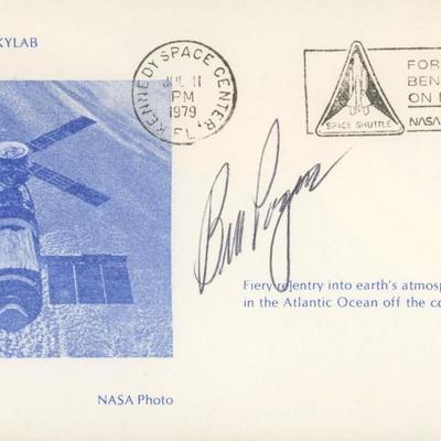 NASA Bill Pogue signed First Day Cover
