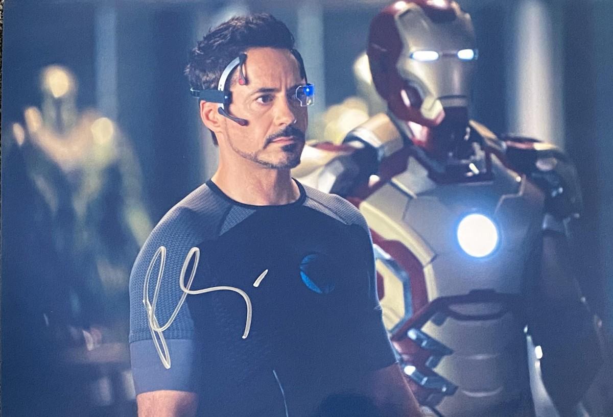 Iron Man Robert Downey Jr signed movie photo | EstateSales.org