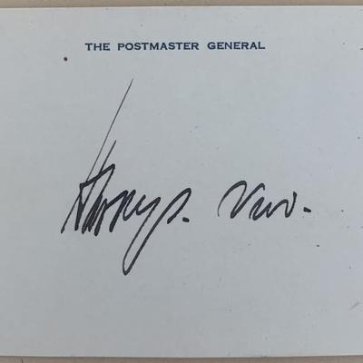 RNC chairman Harry Stewart original signature