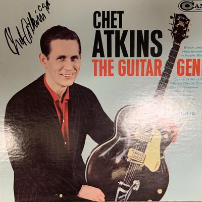 Chet Atkins signed record