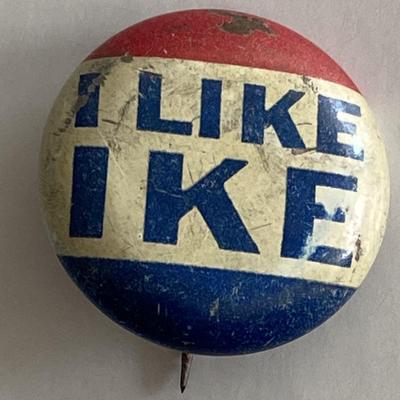 I Like Ike campaign pin 