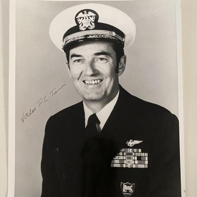 Vice Admiral Frederick C. Turner signed photo