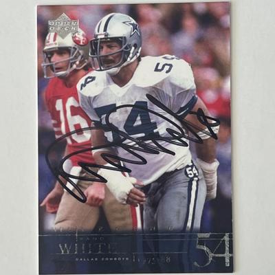 Dallas Cowboys Randy White 2001 Upper Deck #19 signed trading card