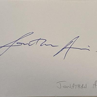 Jonathan Aris original signature 
