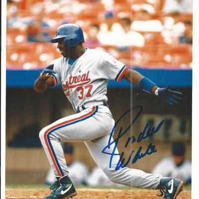 Rondell  White signed photo