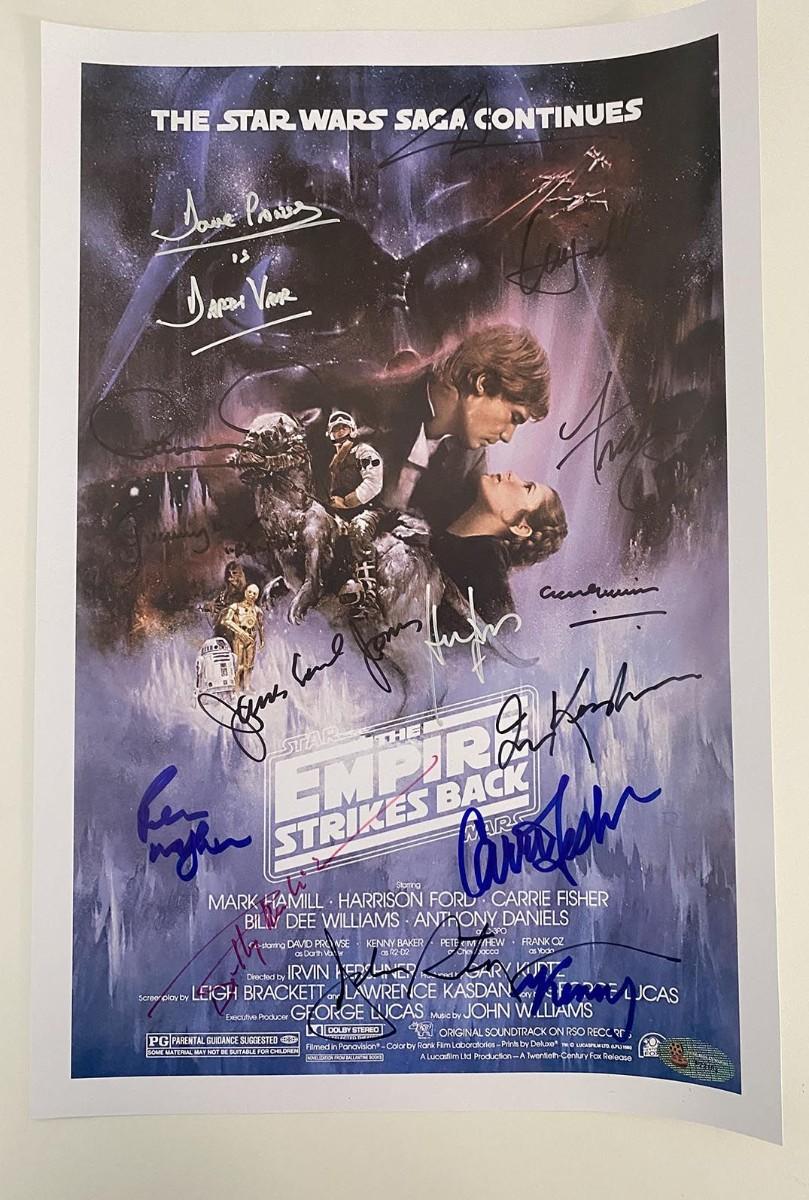 Star Wars Empire Strikes Back Poster Cushion Cover