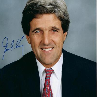 Gov. John Kerry signed photo