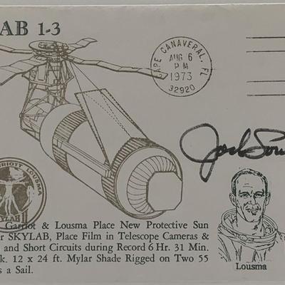 Astronaut Jack Lousma signed FDC