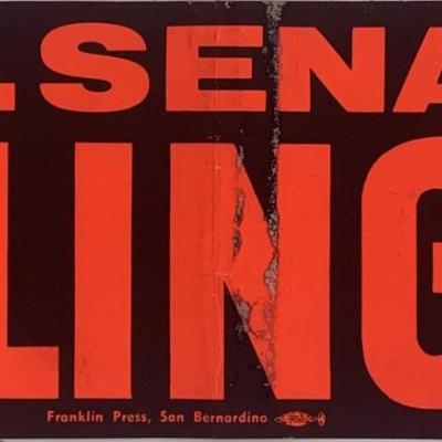 Pierre Salinger signed bumper sticker