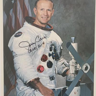 Skylab Astronaut Jerry Carr signed photo. GFA Authenticated