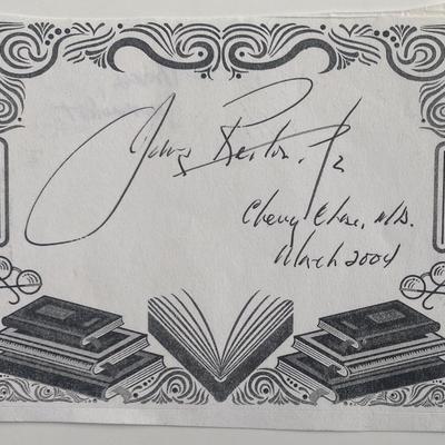 John Reiton Jr. original signature 