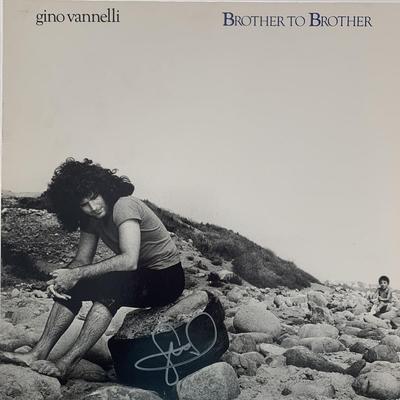 Gino Vannelli signed Brother to Brother album