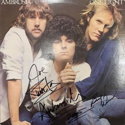 Ambrosia One Eighty signed album