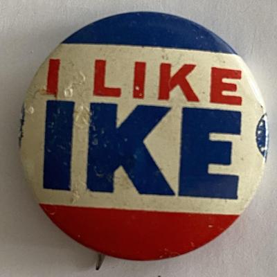 I Like Ike campaign pin 