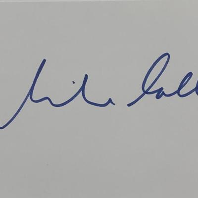 NASA Michael Collins signed card