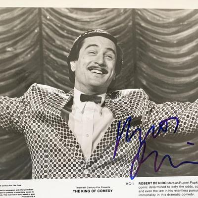 The King of Comedy Robert De Niro signed movie photo