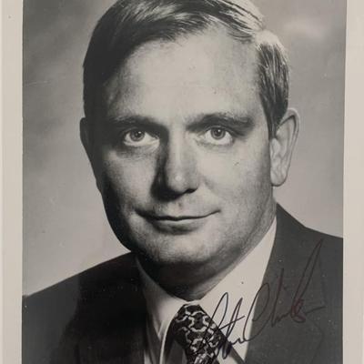 Senator Lawton Chiles signed photo