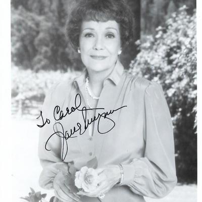 Jane  (Wyman) Reagan signed photo