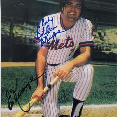 NY Mets Ed Kranpool signed photo