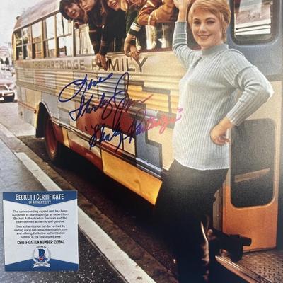 The Partridge Family Shirley Jones signed photo. Beckett authenticated