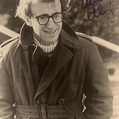 Woody Allen signed photo