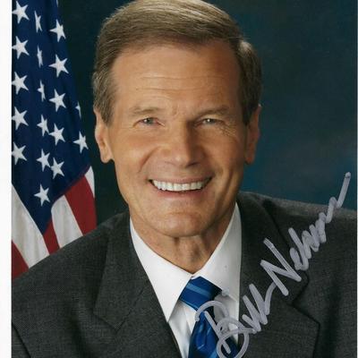 Bill Nelson signed photo