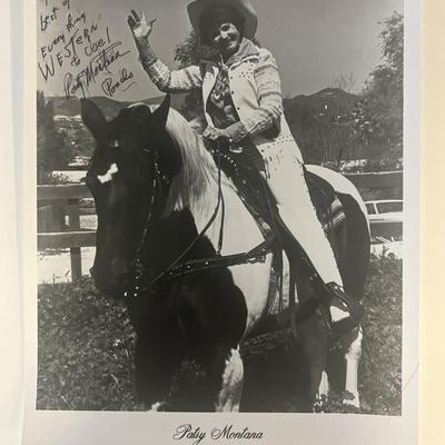 The Cowboy's Sweetheart Patsy Montana signed photo