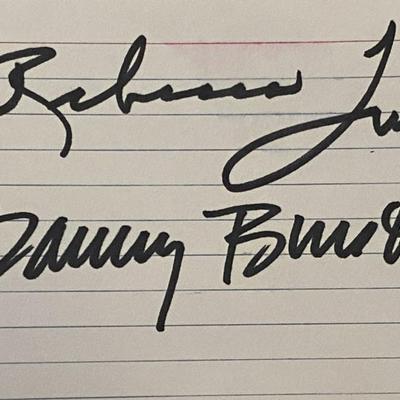 Danny Bonaduce original signature 