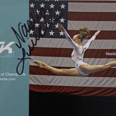 Gold medalist Nastia Liukin signed photo
