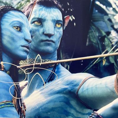 Avatar Sam Worthington signed movie photo