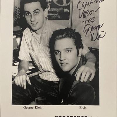 George Klein signed photo