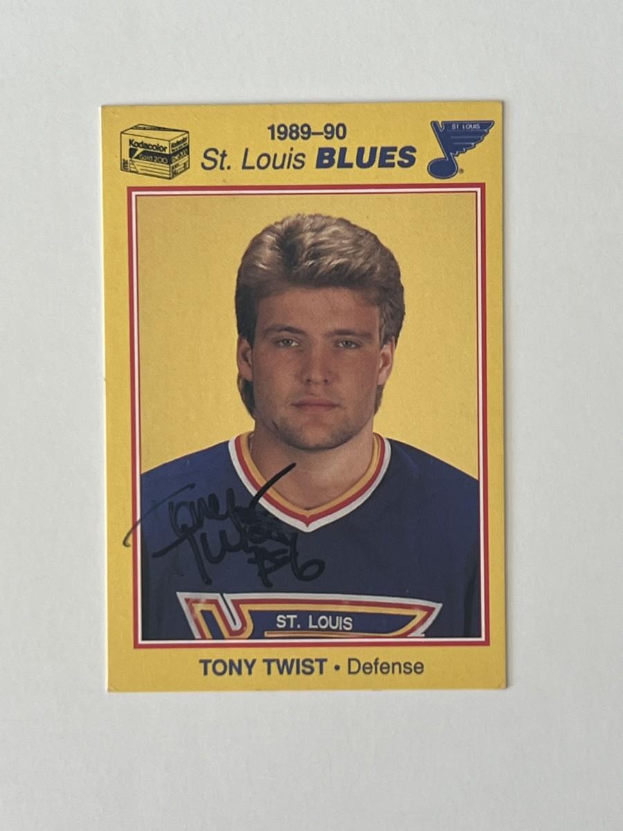 St. Louis Blues Tony Twist signed trading card | EstateSales.org