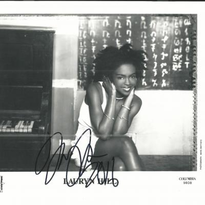 Lauryn Hill signed photo