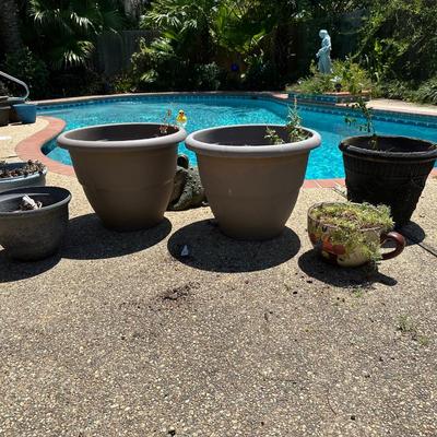 (6) Plants Pots