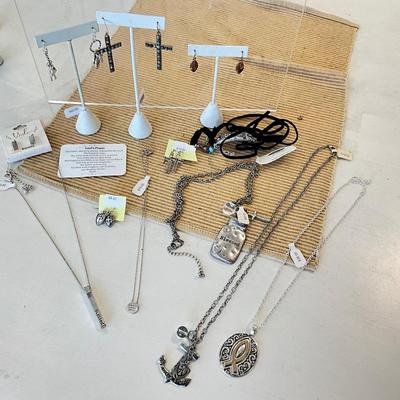 403 Large Lot of Religious Jewelry
