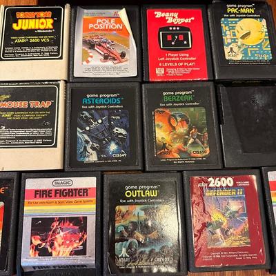 Vintage Atari 2600 w/ Games