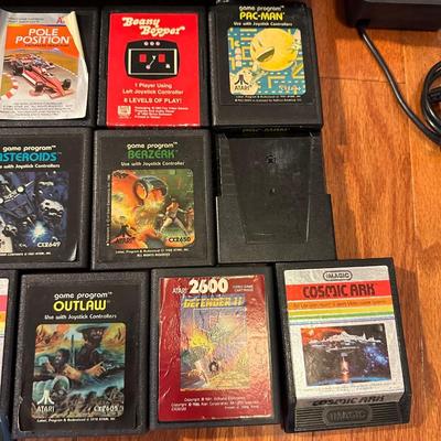 Vintage Atari 2600 w/ Games