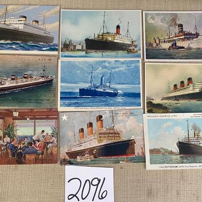 Vintage Ships Postcards
